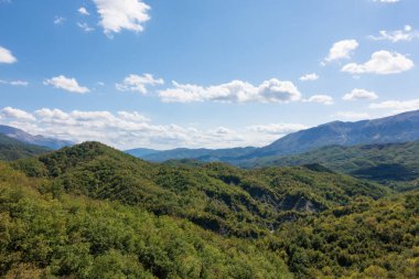 Valia Calda, Pindos, Yunanistan 'daki dağlık manzara