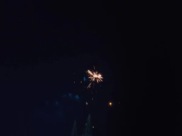 Feuerwerk Himmel Diwali — Stockfoto