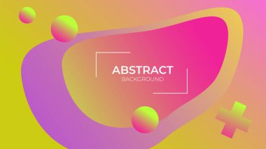 Abstract fluid gradient background. For use in presentations, banners, posters, landing pages, postcards, brochures, covers. Gradient colors, flowing shapes, fluid forms, circles, wavy line