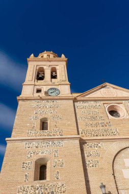 Enkarnasyon Kilisesi Almuecar, Granada, Endülüs, İspanya. Avrupa. 29 Eylül 2022