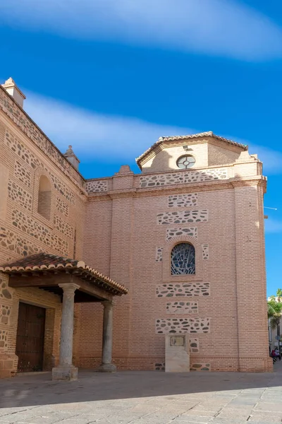 Приходская Церковь Воплощения Альмуэкаре Гранада Андалусия Испания Европе Сентября 2022 — стоковое фото