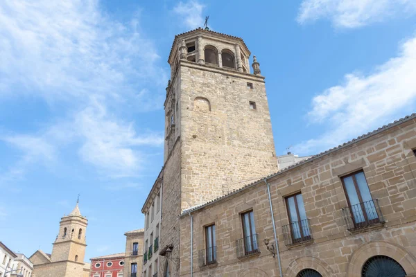 Clock Tower Beda Jan Andalusia Spain Europe October 2022 — Stock Photo, Image