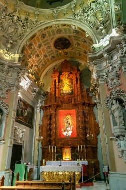 Varsayım Kilisesi, Biar, Alicante, Valencia, İspanya, Avrupa.