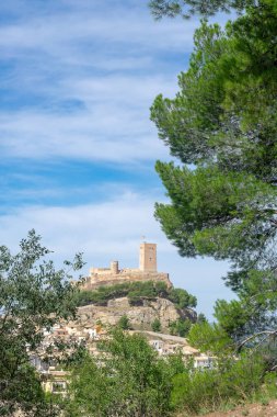 Biar Castle, Alicante, Valencia, İspanya, Avrupa.