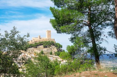 Biar Castle, Alicante, Valencia, İspanya, Avrupa.