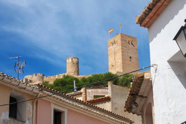 Biar Castle, Alicante, Valencia, İspanya, Avrupa.