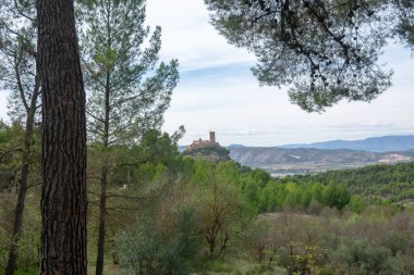 Biar Castle, Alicante, Valencia, İspanya, Avrupa.