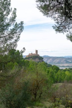 Biar Castle, Alicante, Valencia, İspanya, Avrupa.