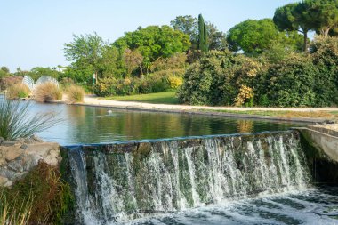 Lakes Park, Rota. Cadiz ili. İspanya. Avrupa.
