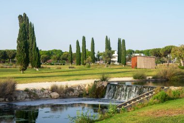 Lakes Park, Rota. Cadiz ili. İspanya. Avrupa.