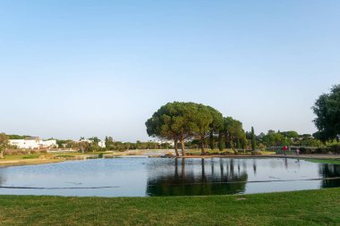 Lakes Park, Rota. Cadiz ili. İspanya. Avrupa.