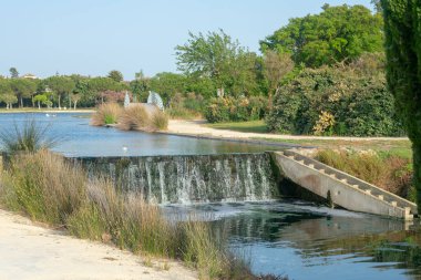 Lakes Park, Rota. Cadiz ili. İspanya. Avrupa.