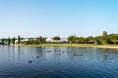 Lakes Park, Rota. Cadiz ili. İspanya. Avrupa.