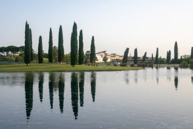 Lakes Park, Rota. Cadiz ili. İspanya. Avrupa.