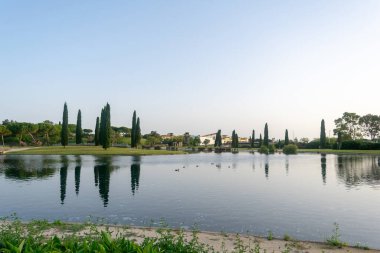 Lakes Park, Rota. Cadiz ili. İspanya. Avrupa.