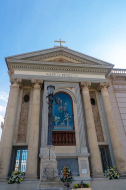 Murcia 'nın başkenti İspanya' da Tehlike Bakiresinin Sığınağı. Avrupa. 24 Ekim 2024