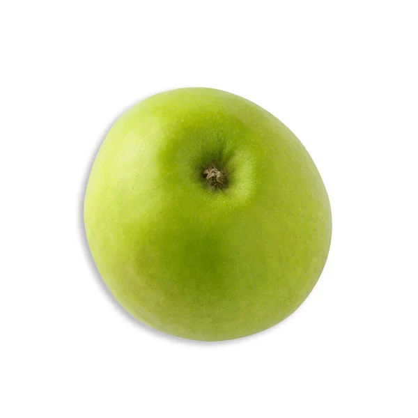 Pomme Fraîche Juteuse Isolée Sur Fond Blanc — Photo