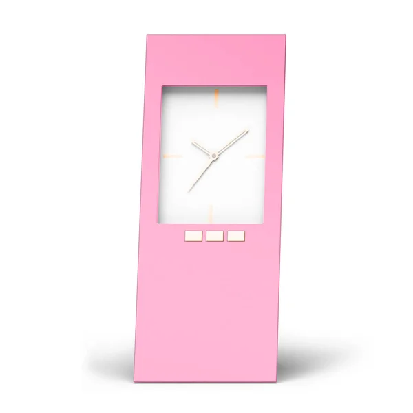Reloj Despertador Colorido Para Proyecto Tiempo Activos Aislado Sobre Fondo —  Fotos de Stock