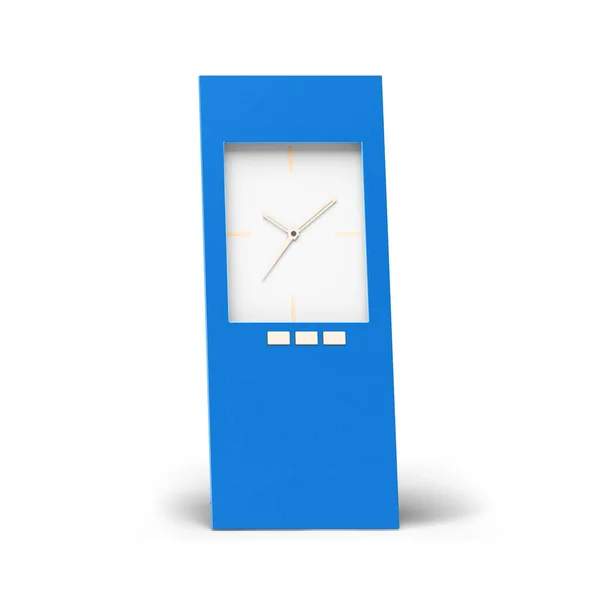 Relógio Alarme Colorido Para Seu Projeto Tempo Ativo Isolado Fundo — Fotografia de Stock