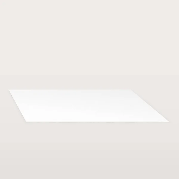 Blank Fotorealistisk Broschyr Mockup Ljusgrå Bakgrund För Din Projektdesign — Stockfoto