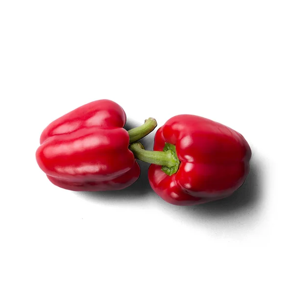 Pikantní Paprika Izolované Bílém Pozadí Pro Váš Design Aktiv — Stock fotografie