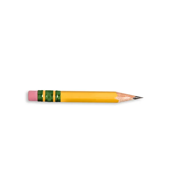 灰色の背景に鉛筆で学校の概念に戻る — ストック写真