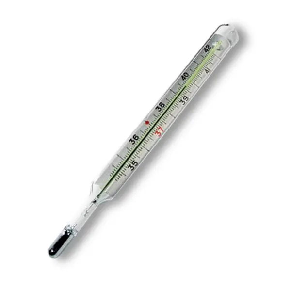 stock image Medical thermometer isolated on white background for health concept.