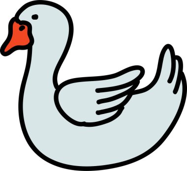 Çocukların sevimli orman hayvanlarının lineer vektör çizimi.