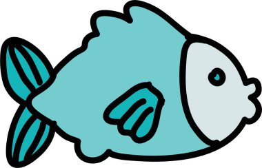 Çocukların sevimli orman hayvanlarının lineer vektör çizimi.