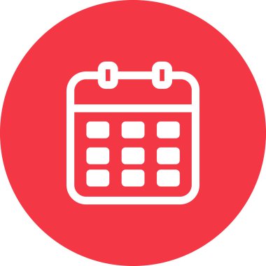 Basit yuvarlak renk ofis fikri simgesi.