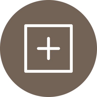 Basit yuvarlak renk ofis fikri simgesi.