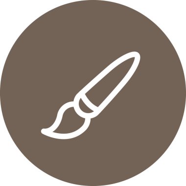 Basit yuvarlak renk ofis fikri simgesi.