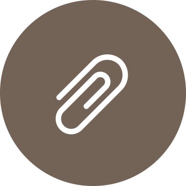 Basit yuvarlak renk ofis fikri simgesi.