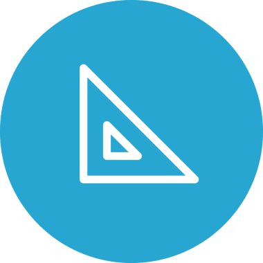 Basit yuvarlak renk ofis fikri simgesi.