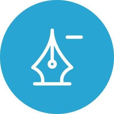 Basit yuvarlak renk ofis fikri simgesi.