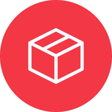 Basit yuvarlak renk ofis fikri simgesi.