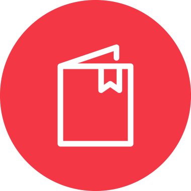 Basit yuvarlak renk ofis fikri simgesi.