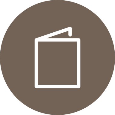 Basit yuvarlak renk ofis fikri simgesi.