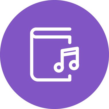 Basit yuvarlak renk ofis fikri simgesi.