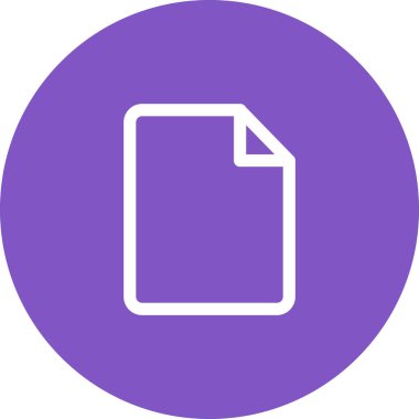 Basit yuvarlak renk ofis fikri simgesi.