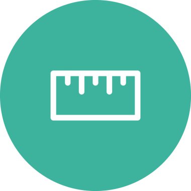 Basit yuvarlak renk ofis fikri simgesi.