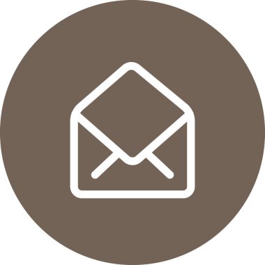 Basit yuvarlak renk ofis fikri simgesi.