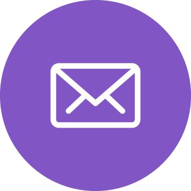 Basit yuvarlak renk ofis fikri simgesi.