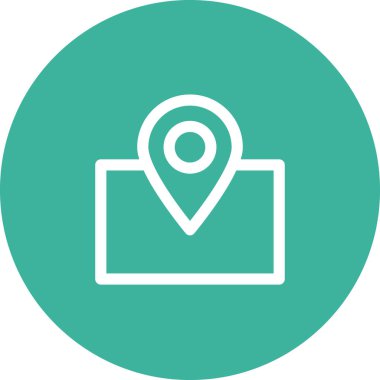 Basit yuvarlak renk teknolojisi fikri simgesi.