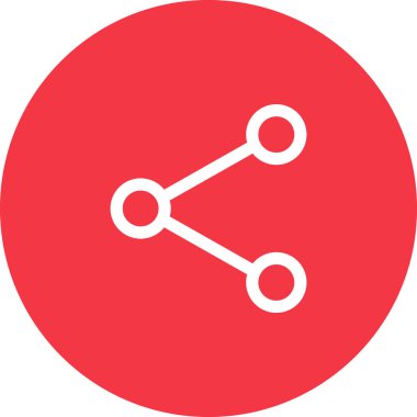 Basit yuvarlak renk teknolojisi fikri simgesi.