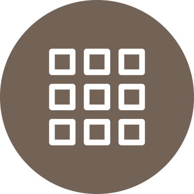 Basit yuvarlak renk teknolojisi fikri simgesi.