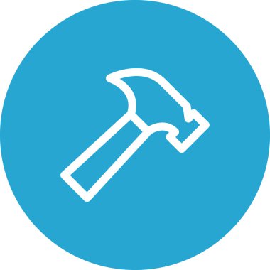 Basit yuvarlak renk teknolojisi fikri simgesi.