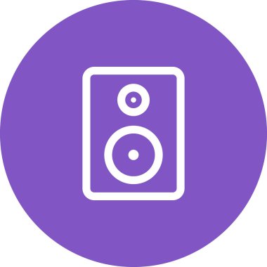 Basit yuvarlak renk teknolojisi fikri simgesi.