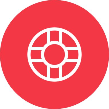 Basit yuvarlak renk teknolojisi fikri simgesi.