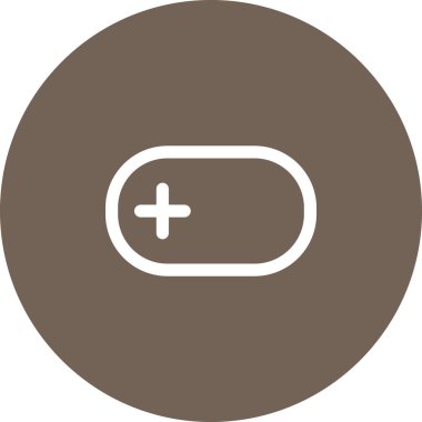 Basit yuvarlak renk teknolojisi fikri simgesi.